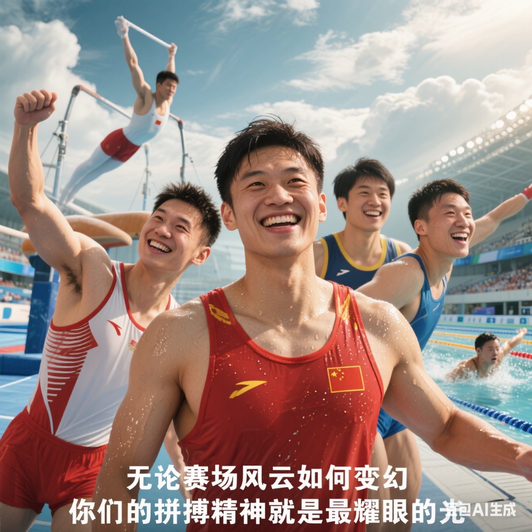 比赛瞬间撼动心弦，旗开得胜